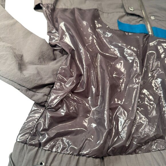 Original Ashley 26 International Hooded Windbreaker Women Utility Zip Drawstring - Picture 9 of 16